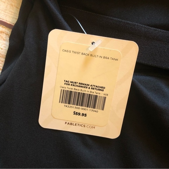 Oasis Twist Built In Bra Tank - Picture 6 of 6